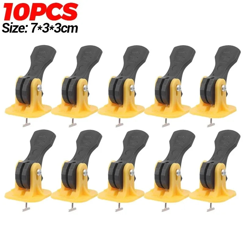 10/50pcs Floor Tile Leveling Spacers Clips Ceramic Leveler Adjuster for Tile Laying Fixing Flat Ceramic Wall Construction Tools