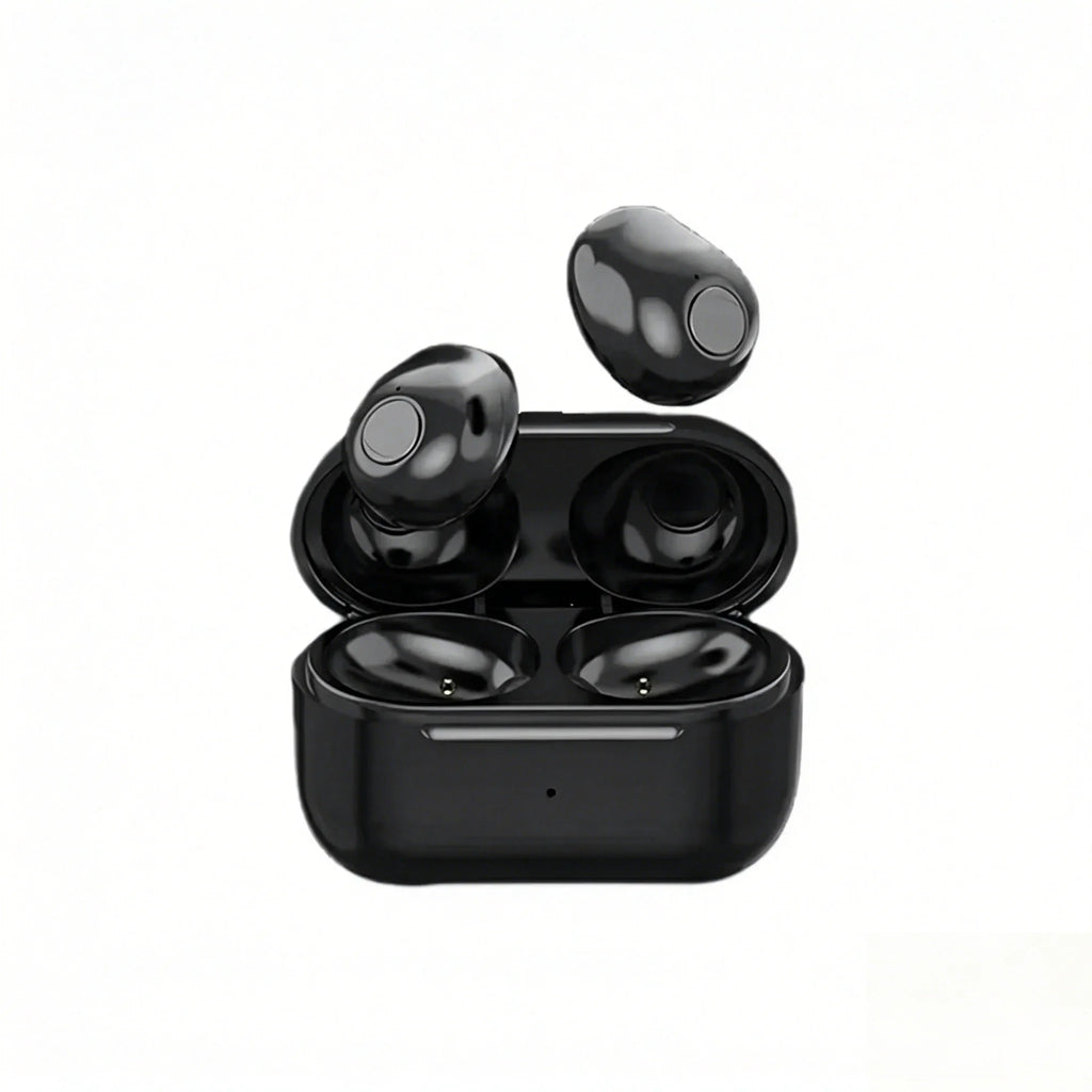 Mini Wireless Earphones Bluetooth 5.4 Headphones with Great Endurance Earbuds With Mic Lightweight for Sleepy Music Video