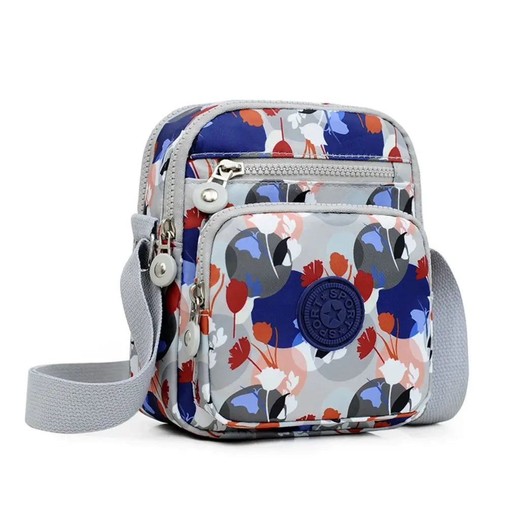 Fashion Oxford Cloth Crossbody Bag For Women Zipper Mobile Phone Shoulder Bag Lady Female Multifunction Handbag