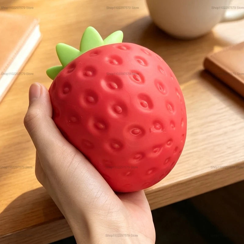 2026 New Super Jumbo Strawberry Squishi Cream Scented Squishy Slow Rising Antistress Toy Kids Grownups Squeeze Squishy Toys Gift