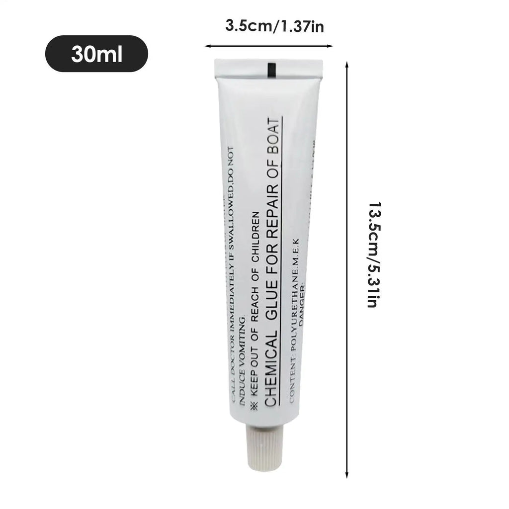 30ml PVC Boat Repair Glue Inflatable Boat Adhesive Glue Long Lasting Repair Tool for Air Cushion Inflatable Boat Kayak Raft