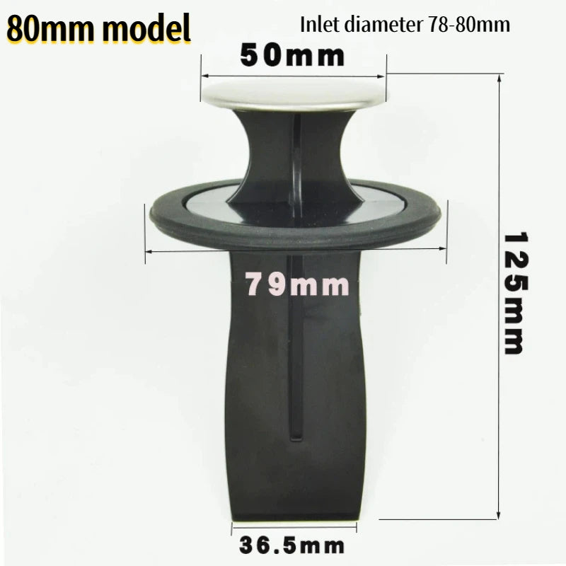 Durable Reusable Garbage Disposal Strainer Plug and Stopper, Kitchen Sink Drain Splash Guard with Food Scraper for Home