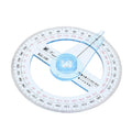 1pcs 360° Plastic Degree Protractor Angle Edge Finder Measuring Ruler Student Tool