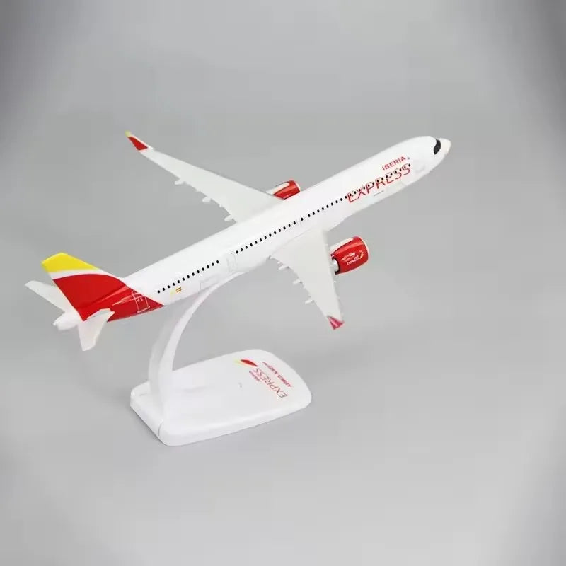New 1:200 Scale A321NEO Spain IBERIA EXPRESS ABS Plastic Airplane Model Toys Aircraft Plane Assembly Collection Display