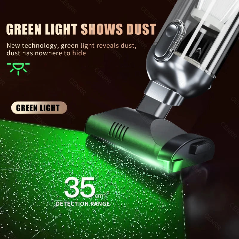 CENRR Car Vacuum Cleaner Powerful Mini 998000PA Cordless Portable Vacuum Cleaner for Home Appliance Handheld Blower Car Cleaner