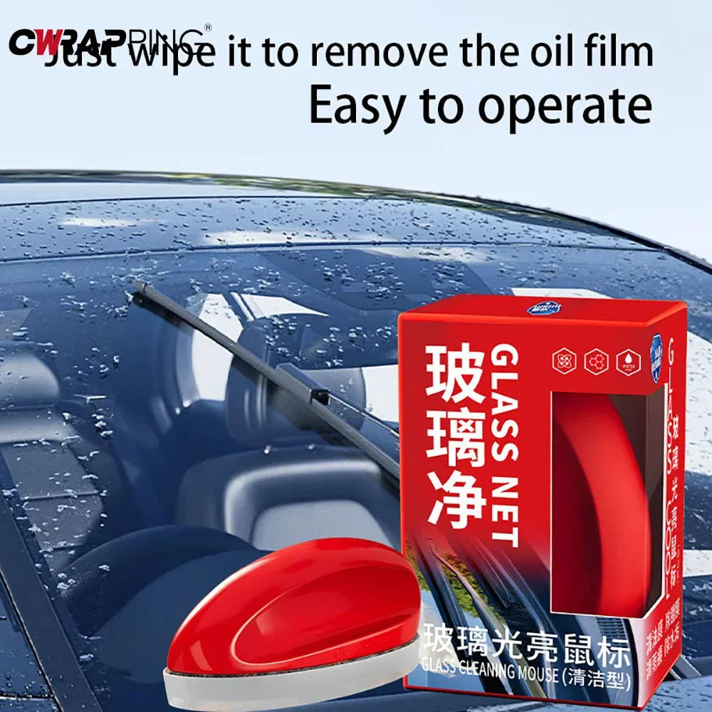 Car Glass Oil Film Remover Glass Polishing Compound Windshield Cleaner Car Glass Polishing Clear for Car Detailing Clean Tools