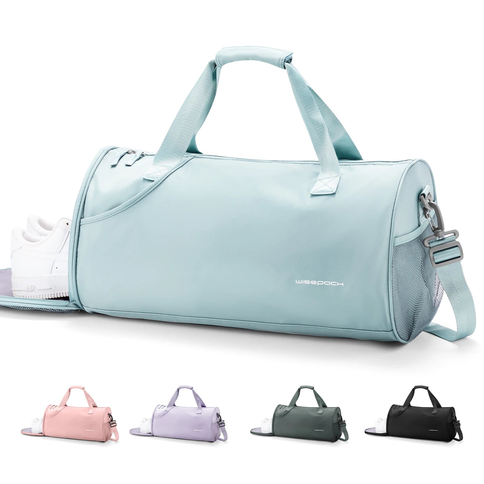 Versatile Daypack Gym Bag Yoga Crossbody Bag For Women Men, Sports Hiking Bag With Shoe Compartment Wet Clothes Compartment Bag