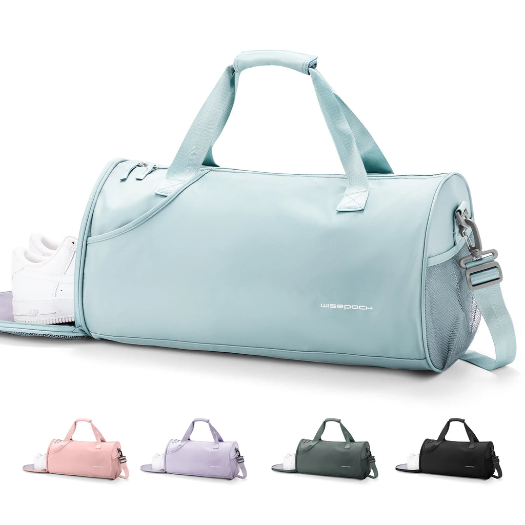 Versatile Daypack Gym Bag Yoga Crossbody Bag For Women Men, Sports Hiking Bag With Shoe Compartment Wet Clothes Compartment Bag