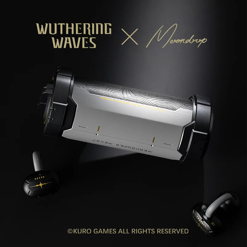 Wuthering Waves X MOONDROP U.C.T.S. OWS Ear Clip Headphones Bluetooth 6.0 Earphone LHDC-V HiFi Transmission AI Noise Cancelling