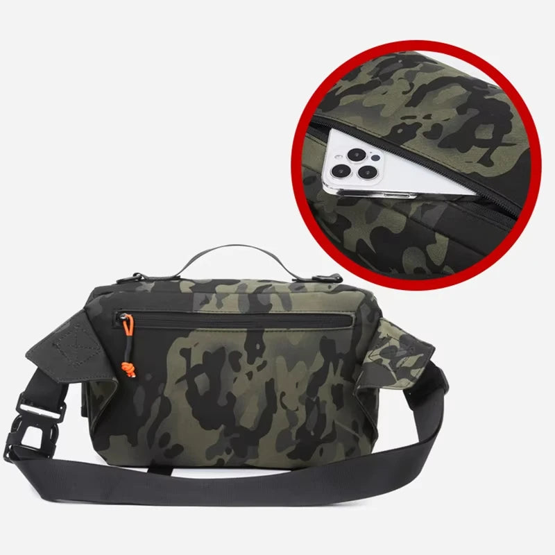 Tactical Fanny Pack Waist Chest  Backpack Outdoor for Men Women Fishing Sling Bag Hip Rig Cycling Camping Multifunctional Bag