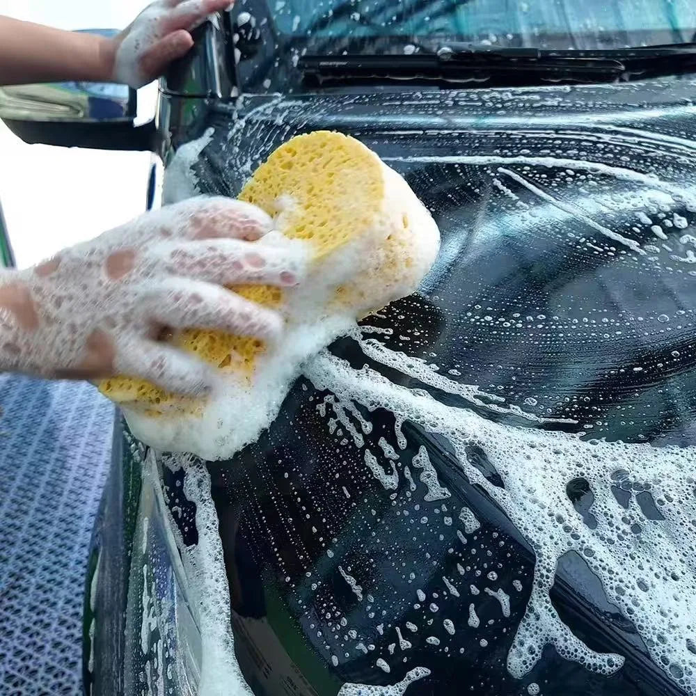 Car Wash Sponge Honeycomb Large Sponges High-density Car Washing Sponge Block Auto Detailing Foam Cleaning Tools Car Accessories