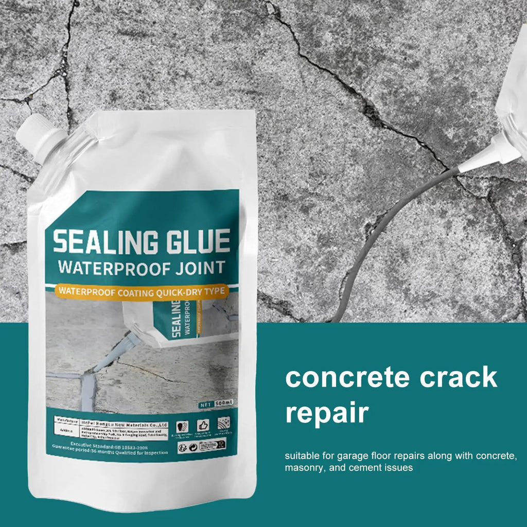 Concrete Slab Crack Repair Sealant Self-Leveling Crack Filling Adhesive Roof and Wall Crack Waterproofing Adhesive
