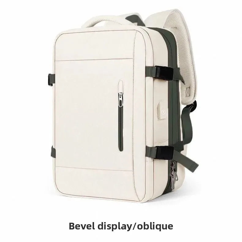 Large Capacity Expandable Travel Backpack Double Shoulder Bag for Business Trips Mountaineering And Computer Carrying