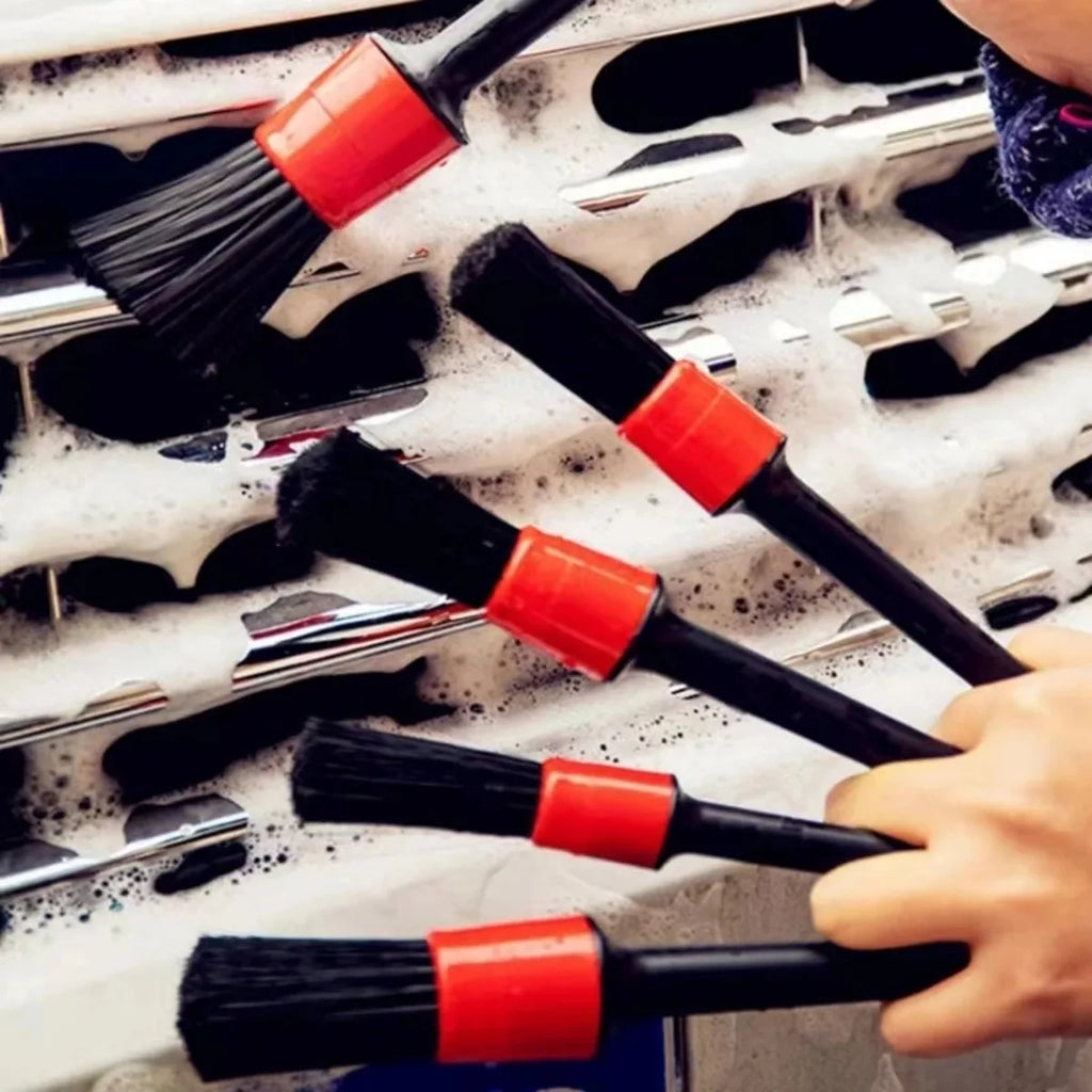 1-15Pcs Car Cleaning Detailing Brush Kit Power Scrubber For Leather Air Vents Rim Dirt Dust Clean Tools Uses For Auto Interior