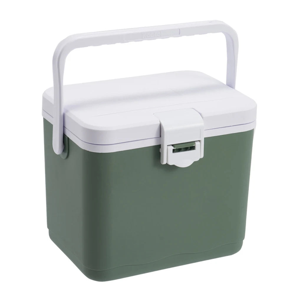 4.5L Camping Car Refrigerator with Handle Picnic Ice Bucket Heat Preservation Food Storage Cooler Box for Camping Tailgating