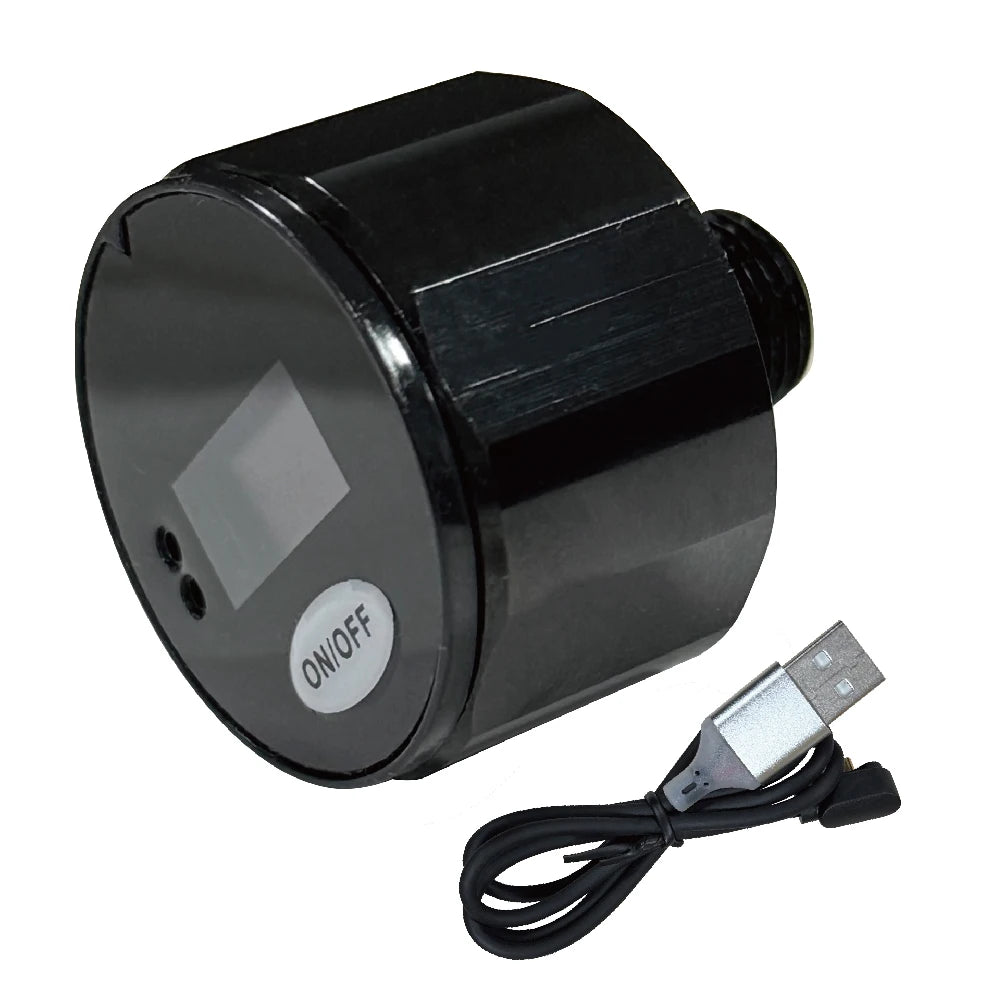 28mm Rechargeable High-Pressure Gauge, 1/8BSP Digital Pressure Gauge, High-Precision HPA Gauge, Three Units Can Be Adjusted