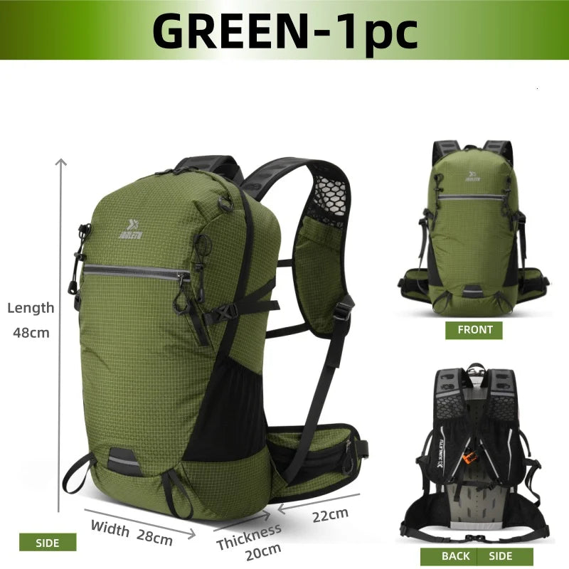 Outdoor Hiking Backpack 25L Large Capacity Sports Bag  Nylon Waterproof Wear-resistant Backpack for Climbing Traveling Dry Bag