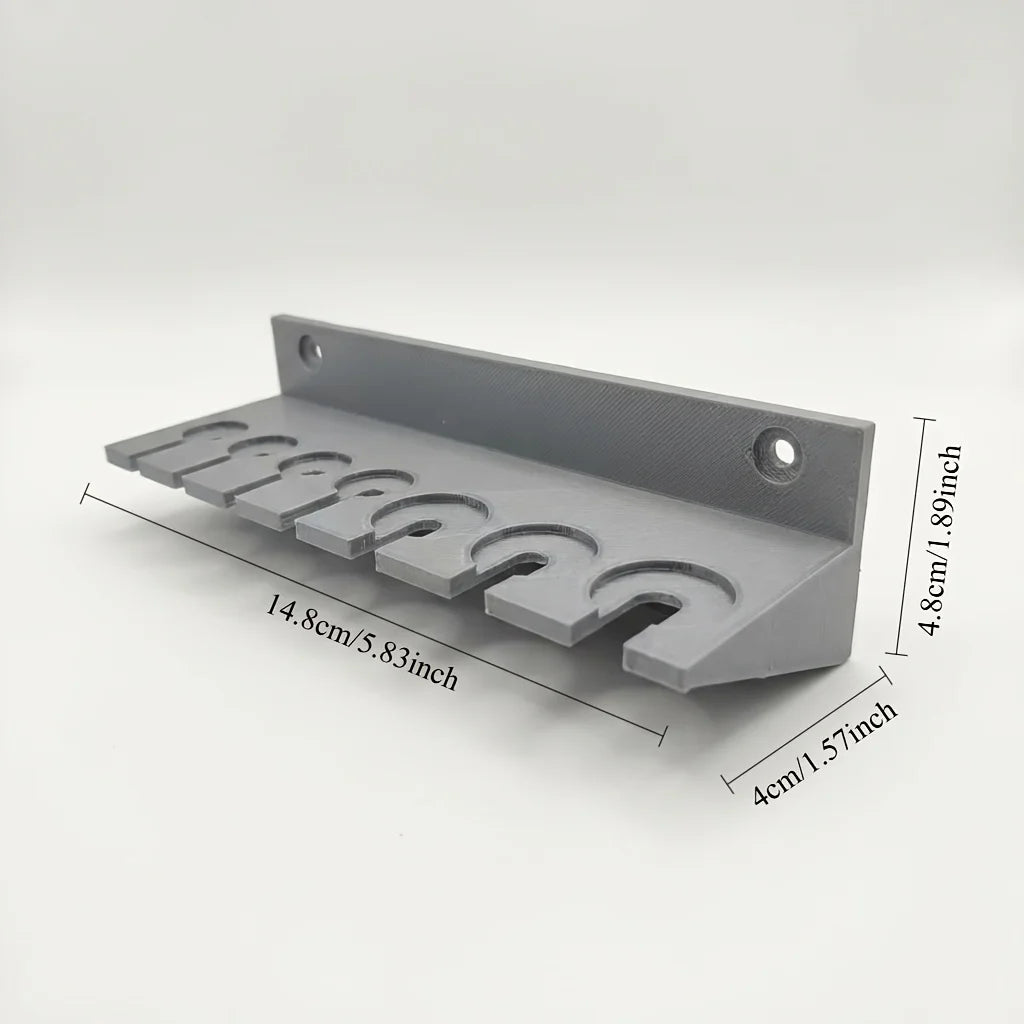 1Pc T-Handle Tool Rack, Screwdriver & Hex Key Holder, Small Parts Storage Organizer for Workshop Garage