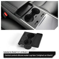 For Tesla Model Y Multifunctional Water Cup Holder Central Control Storage Box Model3 Drinks Holder Storage Tray Car Accessories