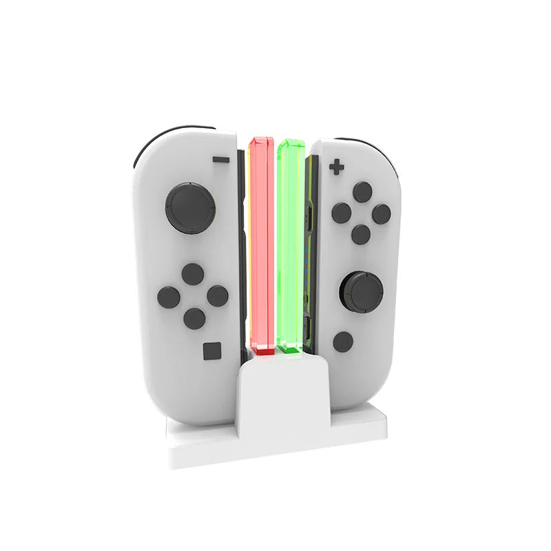 NEW COLOR for Nintendo Switch oled JoyCon 4 in 1 Charger Controller Dock Station Holder for Nintendo Switch Joy-Con Charging