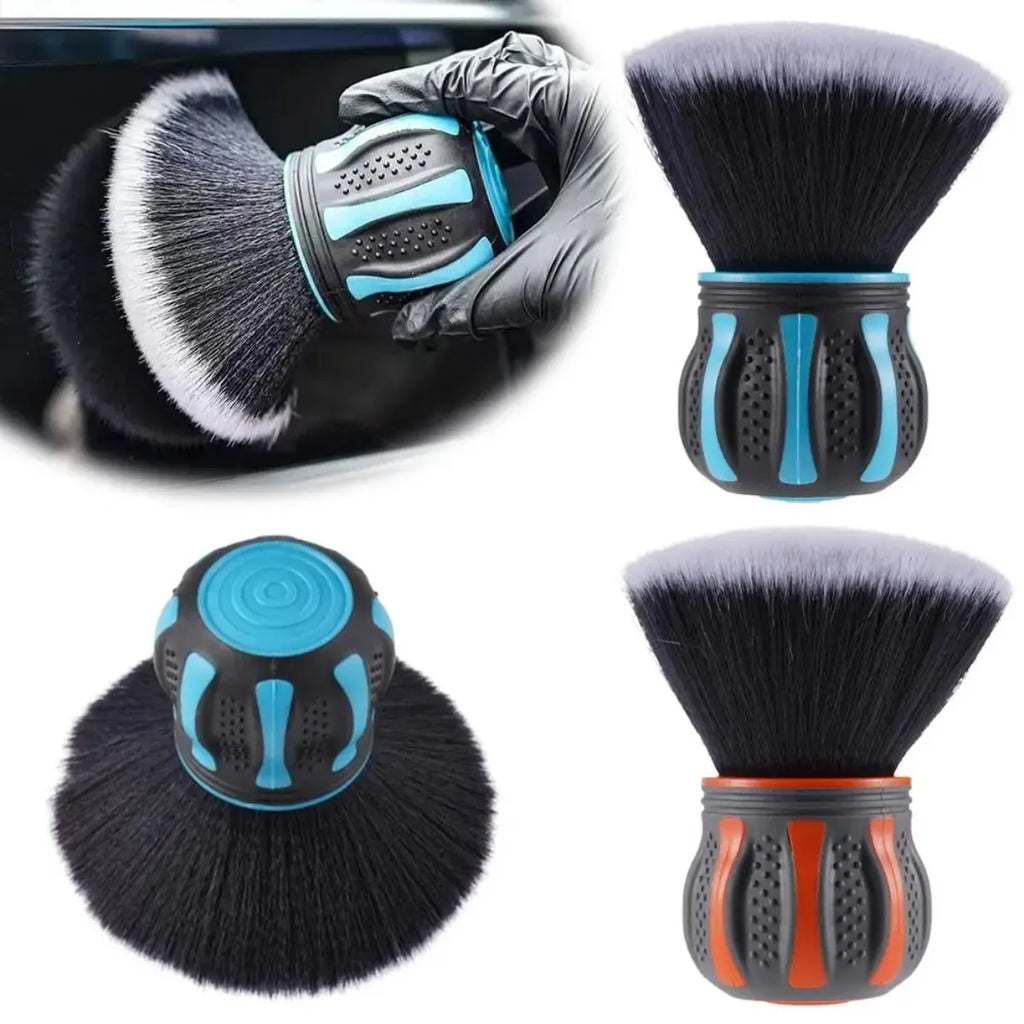 Soft Bristles Car Detail Brush With Storage Rack Covers Uses For Auto Interior Dust Cleaner Detailing Tool Cleaning