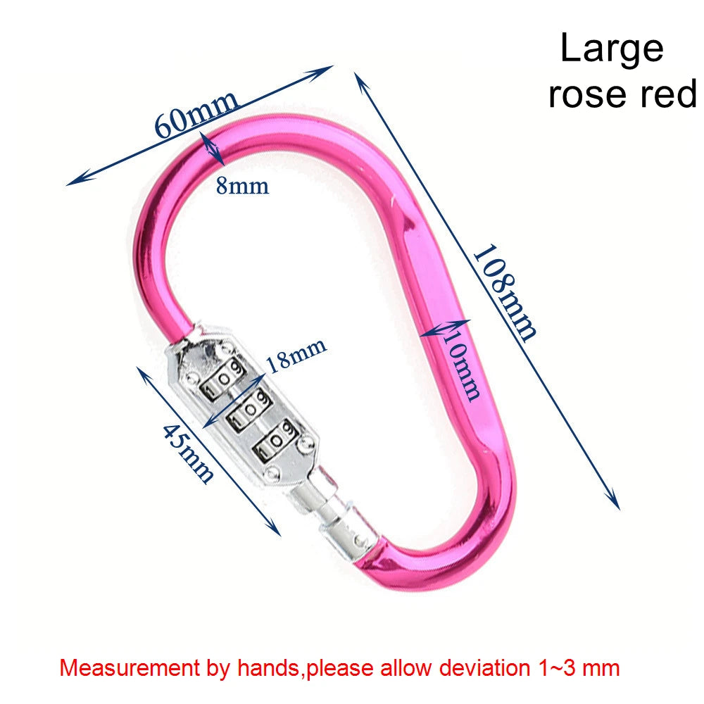 Code Number Lock 3 Digit Dial Combination Padlock Luggage Zipper Bag Backpack Handbag Suitcase Drawer Outdoor Firm Durable Locks