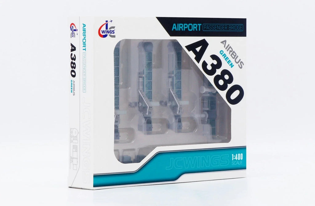 LH4385 1:400 Plastic Collectible Airport Passenger Bridge Simulation Finished Souvenir JC Wings for Airbus A380 Model