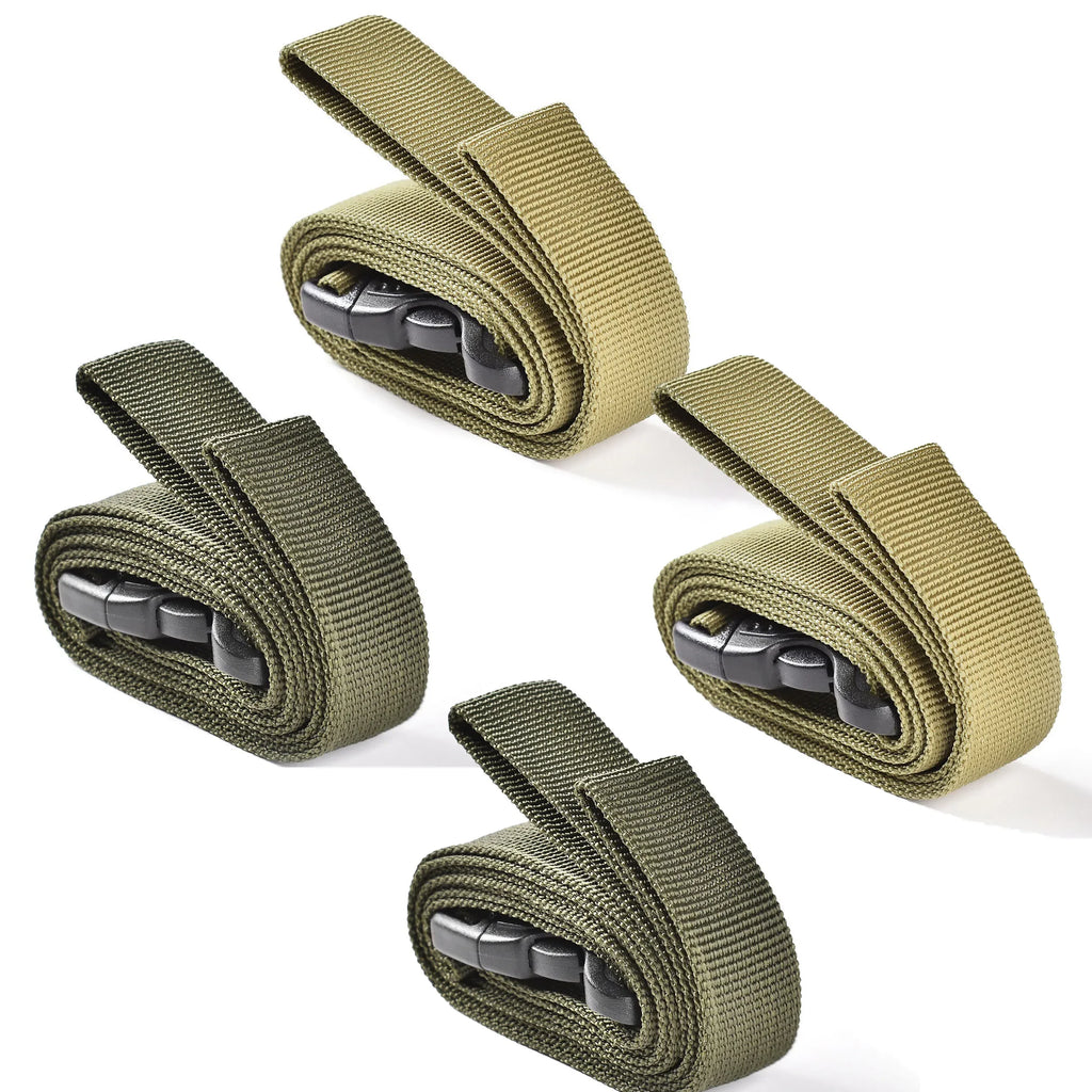 2/4Pcs Outdoor Travel Tied Belt Durable Nylon Cargo Tie Down Luggage Lash Belts Strap Camping Hiking Cargo Storage Straps Buckle
