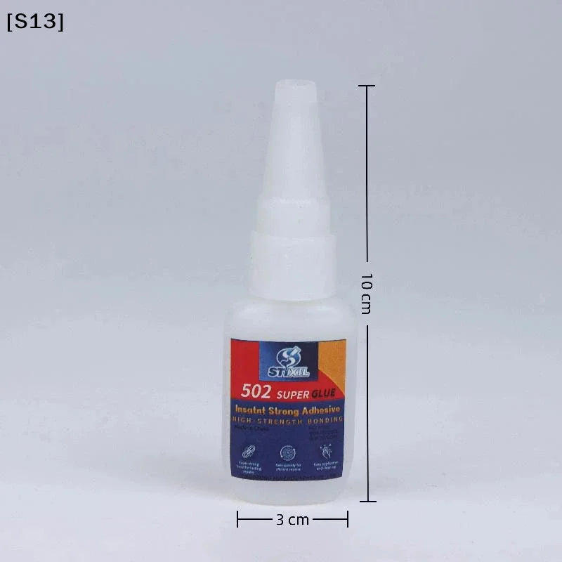 1/3/5pcs Glue 502 High Strength Quick-drying Cyanoacrylate Adhesive High Strength Liquid Glue Tool With Precision Distributor[Q]