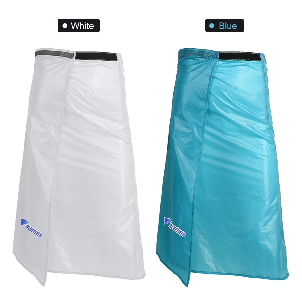 Lightweight Long Rain Kilt Waterproof Skirt Pants Trousers Silicone Coating Rain Gear Rainwear For Outdoor Hiking Camping