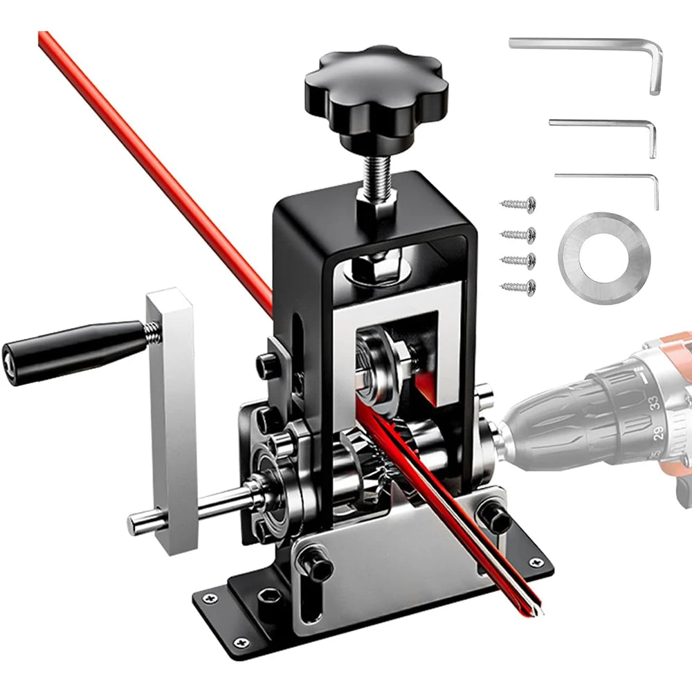 Manual Wire Stripping Machine Gauge Wire 0.06-1 inch Scrapping Copper Wire Peeler Wire Stripper Tool for Scrap Copper Recycling