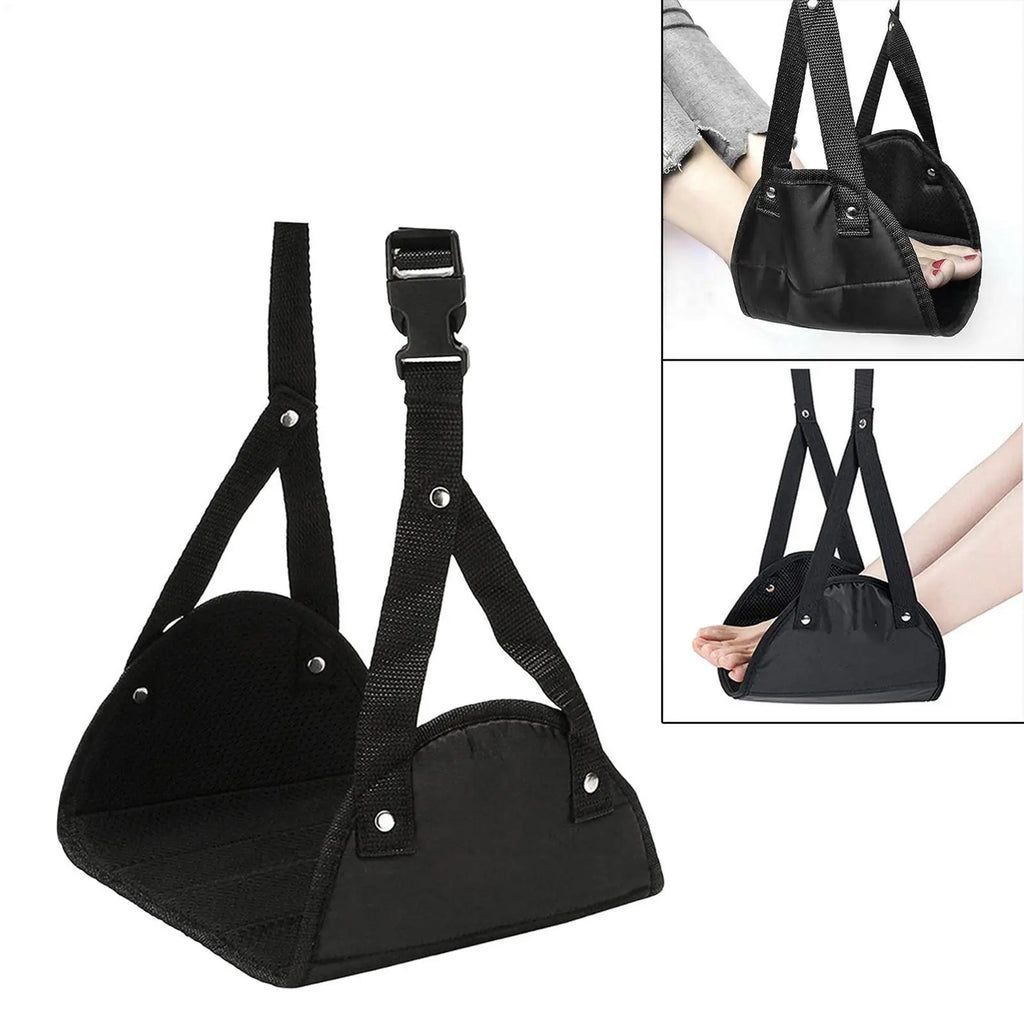 Portable Airplane Foot Hammock Comfortable Travel Footrest for Adults Elderly Women Business Trips Work Sleeping Flight Supplies