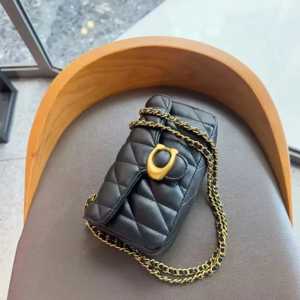 Retro luxury leather women's bag, one pack, shoulder strap, crossbody, dual-use, work travel versatile leather bag
