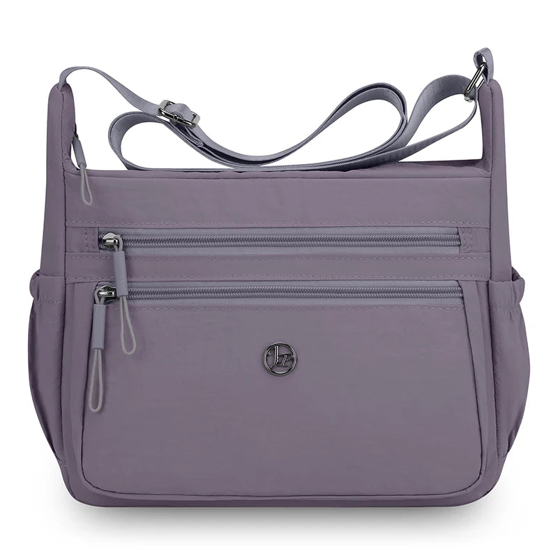 Crossbody Shoulder Bag for Ladies, Waterproof Multi Pocket Messenger Purse for Daily Commute Outdoor Casual Travel
