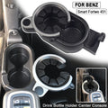Upgraded Car Drinks Holder Cup Mount Center Console Double Cup Holder for Mercedes-Benz Smart Fortwo 451 2007-2014 A4518100370