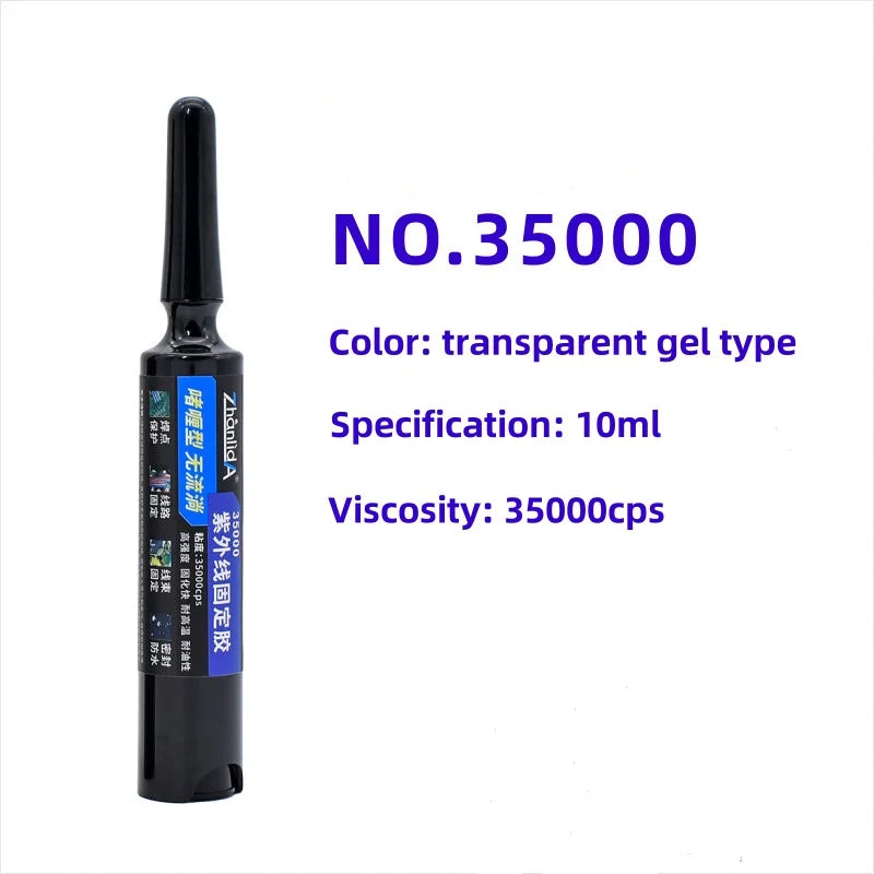 10/50ML UV Curable Adhesive Electronic Components Cable Fixation Solder Joint Protection Quick Drying Glue Fixed Circuit Board