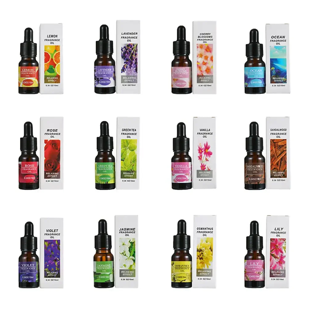 10ML Fragrance Humidifier Air Freshener Natural Plant Aromatherapy Essential Eliminating Odors Perfume For Household Car Office