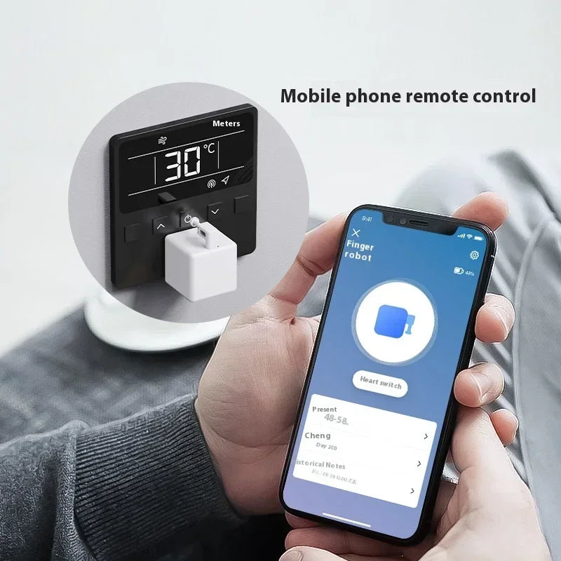 Tuya Zigbee 3.0 Bluetooth Smart Fingerbot Switch Remoter Garage Curtain Button Robot Pusher for Alexa Google Home Voice Assitant