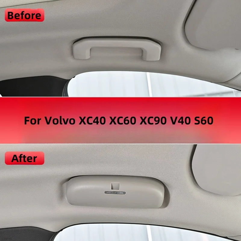 Glasses Case for Volvo XC40 XC60 XC90 V40 S60 ABS Car Sunglass Sun Glasses Holder Storage Box Auto Eyeglasses Accessories