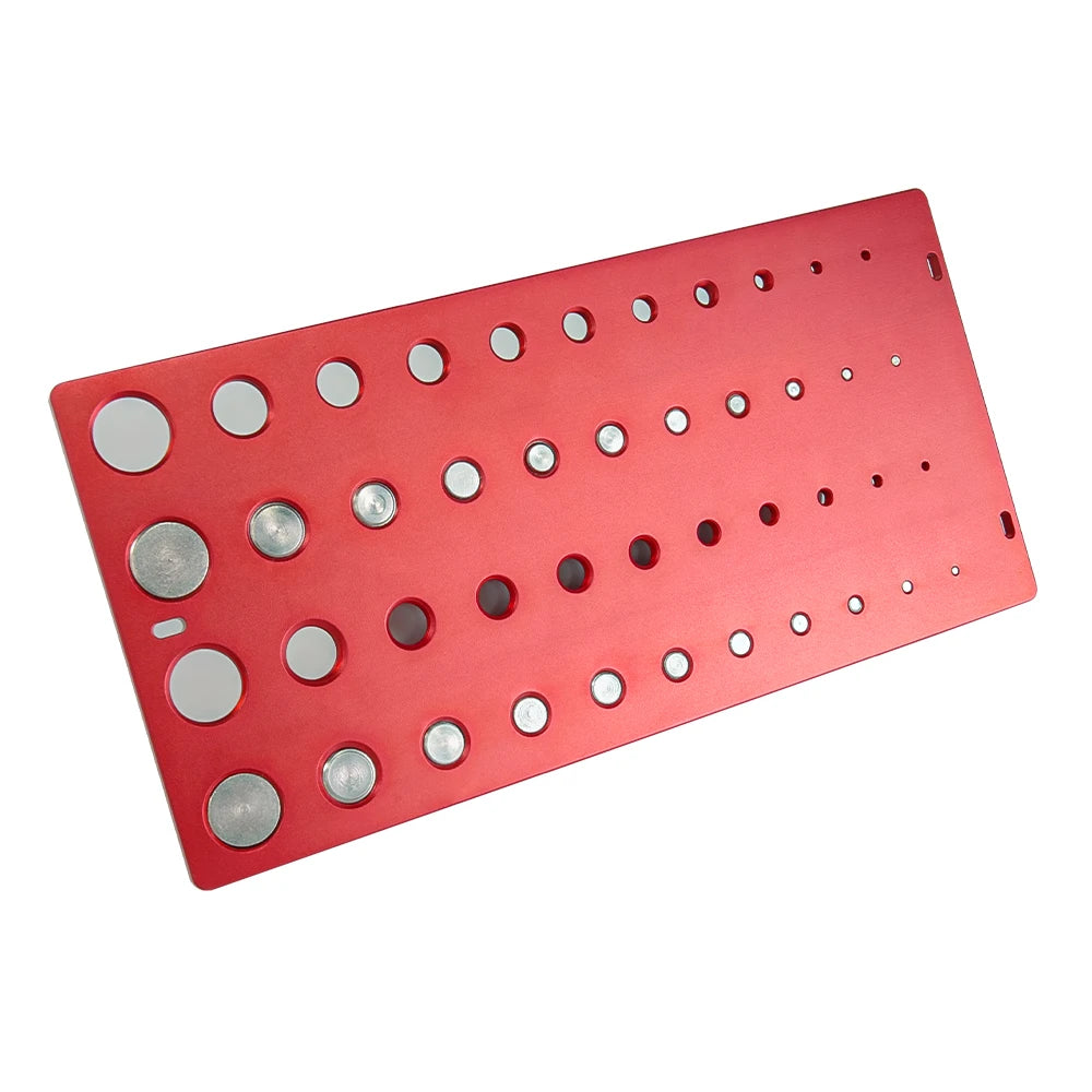 Nut and Bolt Thread Checker Set 22 Thread Identifier Gauge Inch Metric Size Precise Screw Size and Thread Gauge Measuring Tool