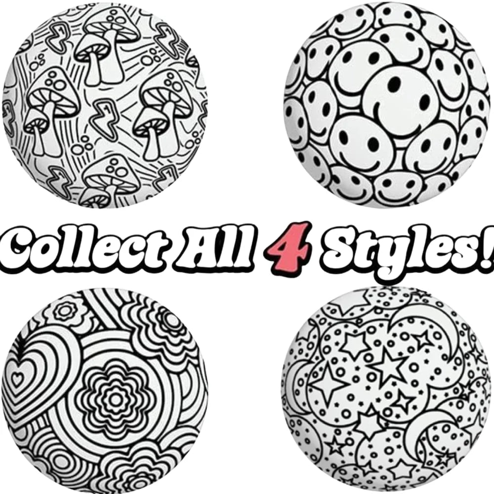 NEW NeeDoh Graffiti Ball Blind Box Series Desktop Ornament Stress Squishy Toys For People Under Pressure Fun Soft Stress Ball