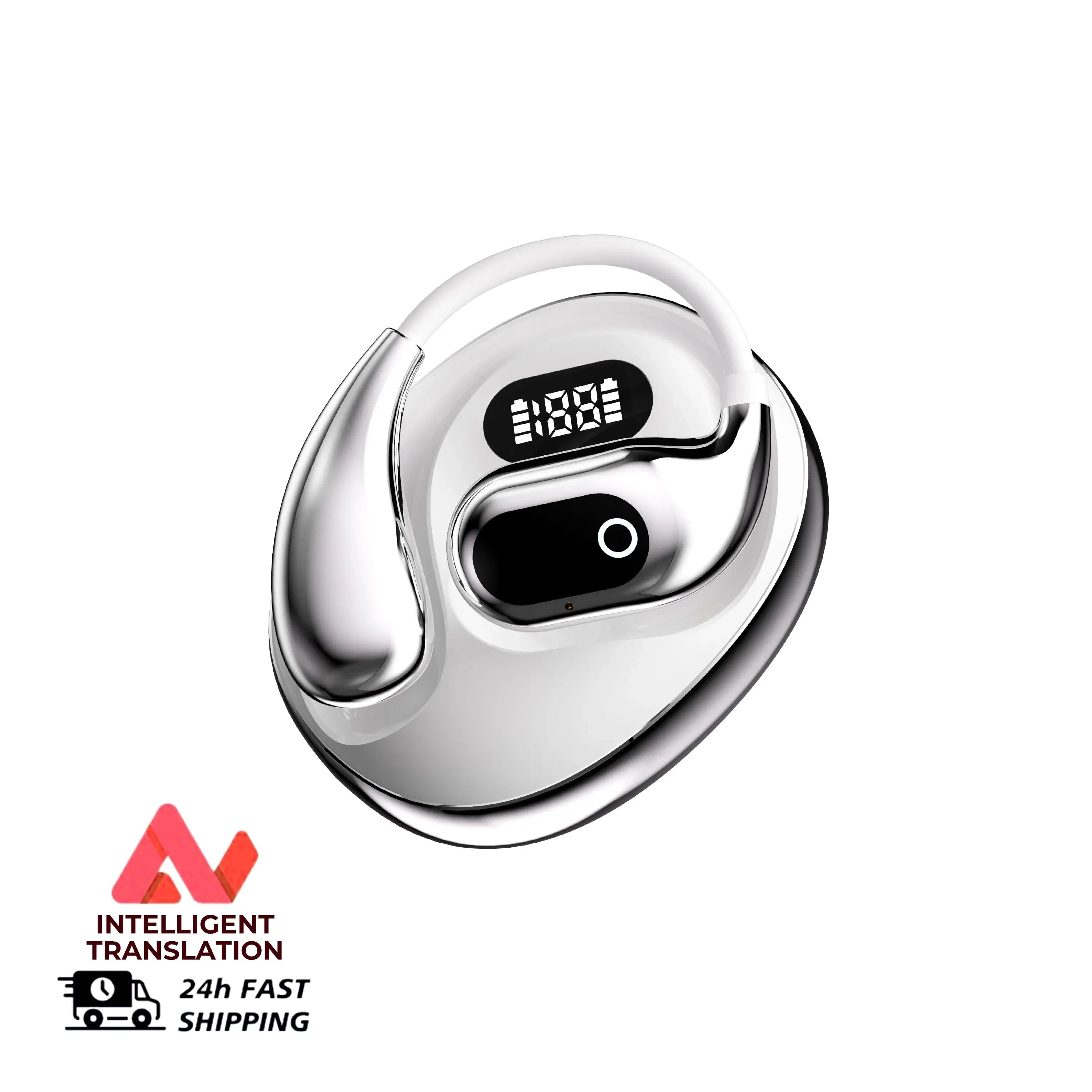XG99 Translator Headphones 144 Languages Real Time Two-Way Translation Bluetooth Headset Waterproof Earbuds for Business Travel