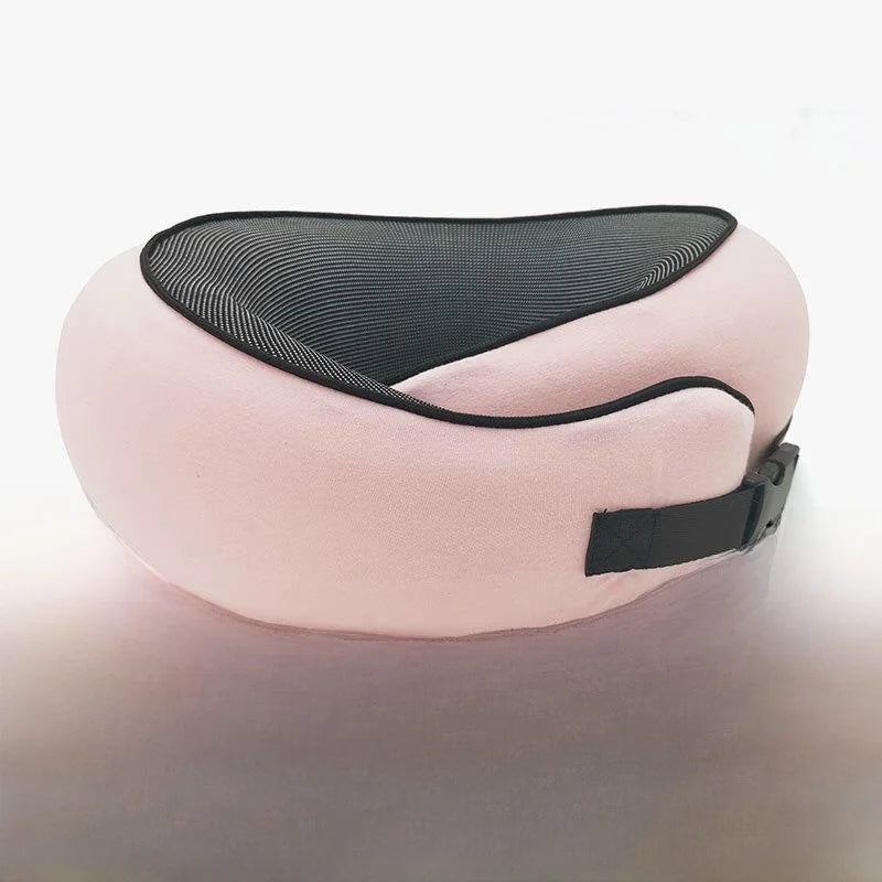 Memory Foam Neck Pillow Portable Travel Pillow Adjustable U-Shaped Pillow for Air Travel Nap Supportive Neck And Shoulder Relief