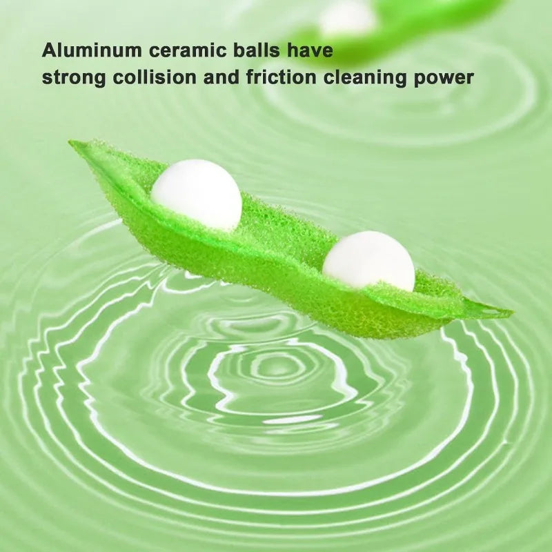 Magic Pea Cleaning Sponge Kitchen Cup Bottle Clean Brush Reuseable Coffee Tea Wine Drink Glass Bottles Cleaner Brushes Scrubber