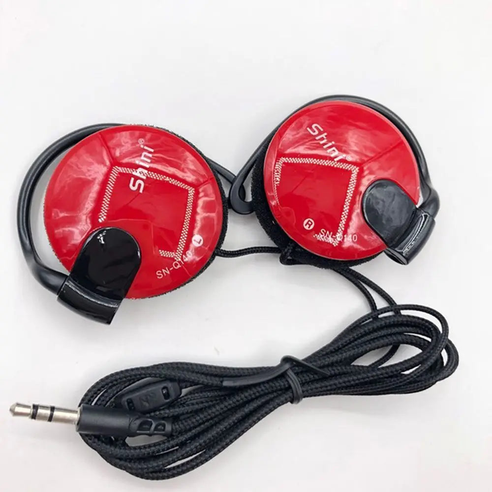 Bass Stereo Sport Wired Earpiece Ear Hook Headset Earphone Headphone