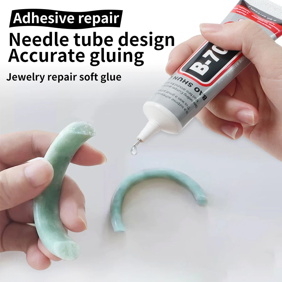 1pc B7000 transparent glue,with precision nib,rhinestone glue,rhinestone Ziai jewelry glue,jewelry glue,jewelry process makeup
