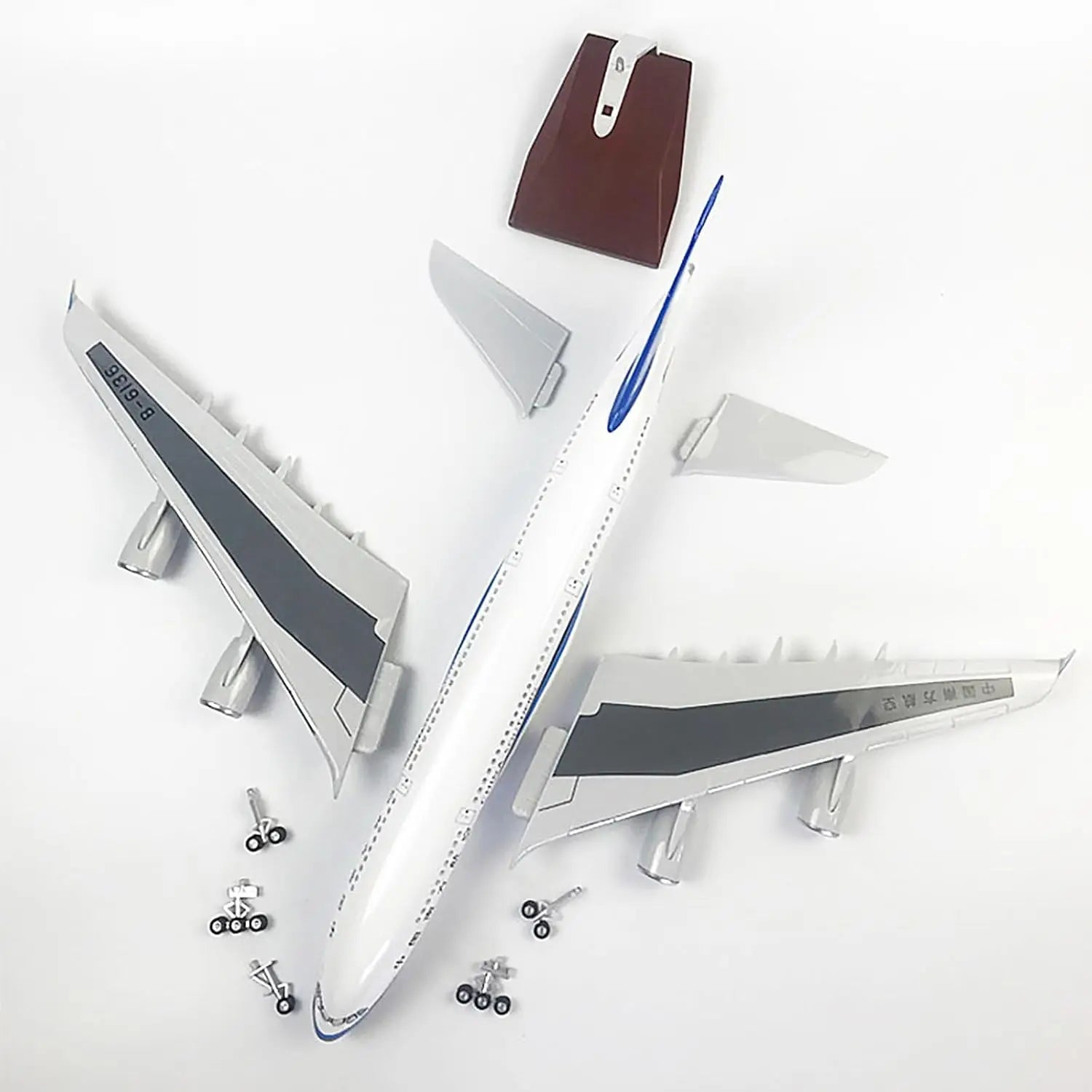 Airplane Display Toys 1/157 Scale 47cm B777 Diecast Model Air New Zealand Airlines Resin Plane With Light Collection Gift