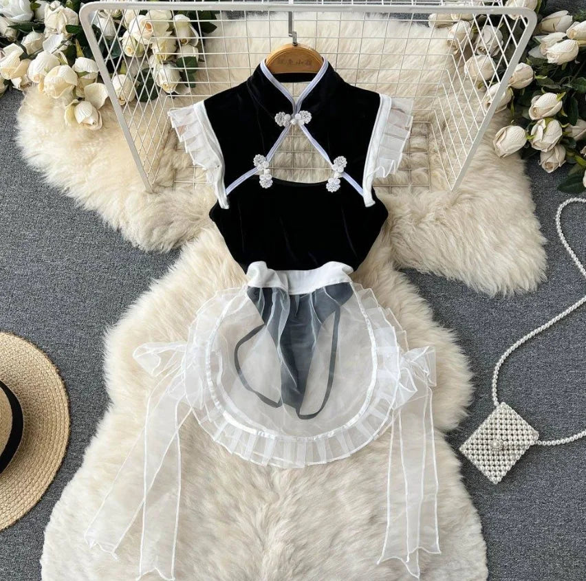 Sweet Bunny Lingerie Set Women Sexy Soft Plush Cute Bowknot Sweet Nightgowns Christmas Rabbit New