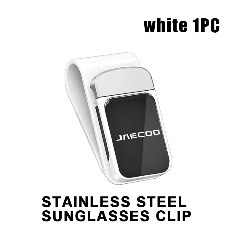 Car Sunglass Holder Magnetic Stainless Glasses Eyeglass Holder For JAECOO J7 PHEV J8 2WD AWD