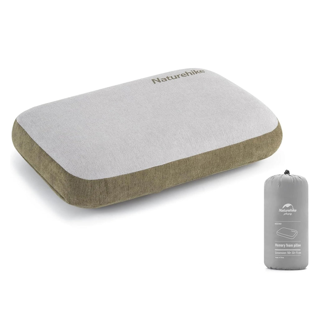 Naturehike Camping Pillow Portable Memory Foam Comfort Square Pillow Outdoor Travel Soft Sleeping Pillow